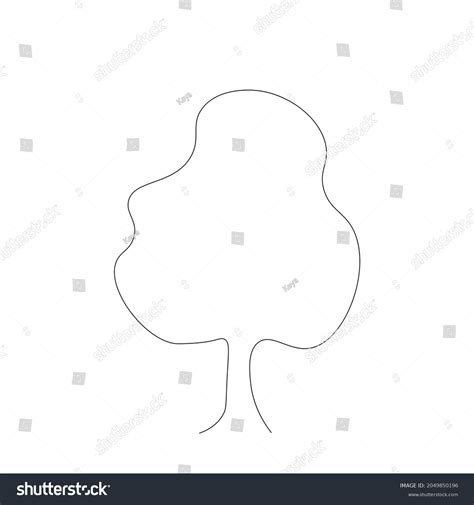 Image result for Simple Tree Line Drawing