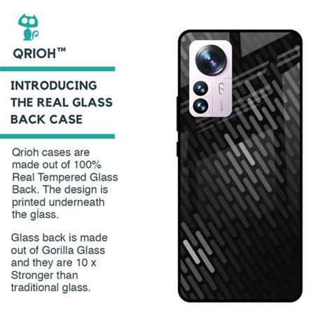 Dark Abstract Pattern Mi 12 Pro 5G Glass Back Cover - Flat 35% Off On ...