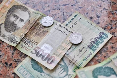 Premium Photo | Old armenian money dram a business background