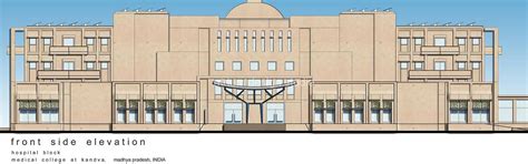 hospital & medical collage, khandwa, mp | atrium design studio