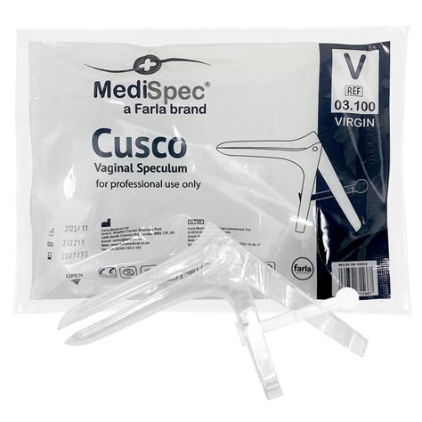 Buy MediSpec Cusco Speculum - Clear Plastic, Locking Vaginal Speculum ...
