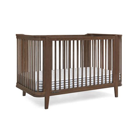 Delta Children Noah 4-In-1 Convertible Crib - Teak Brown - REBEL