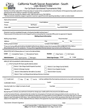 Fillable Online player registrion form 3rd soccer fest.doc Fax Email ...