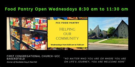 FREE Food Giveaway, First Congregational Church-UCC of Bakersfield, 8 ...