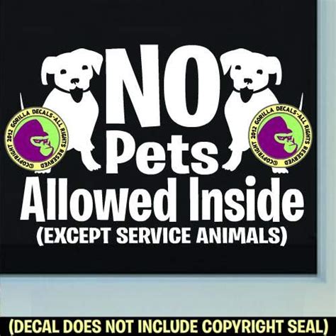 Buy The Gorilla Farm NO Pets Allowed Inside Retail Shop Store Front ...