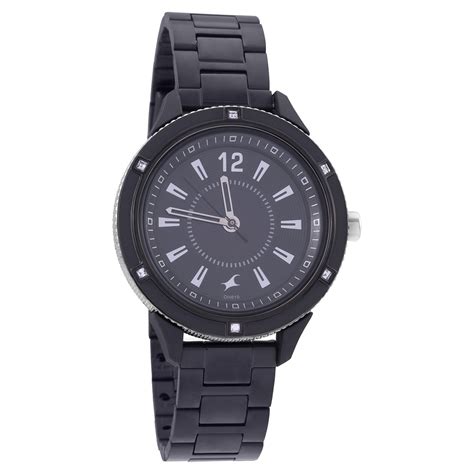 Buy Online Fastrack Varsity Black Dial Quartz Analog Watch for Girls ...