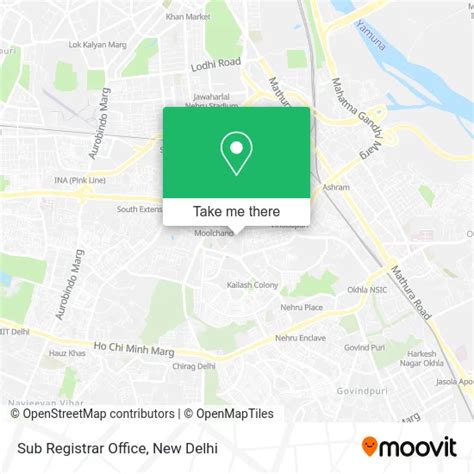 How to Get to Sub Registrar Office in Delhi by Bus, Metro or Train?