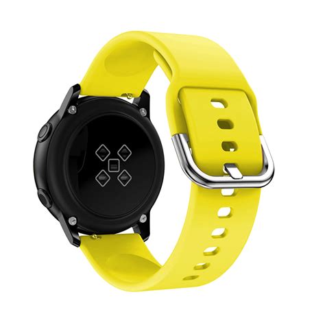 Narukvica za smart watch Silicone Solid 22mm zuta - Mob-Shop