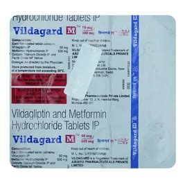 Vildagard M 50/500mg Tablet | Uses, Side Effects, Price | Apollo Pharmacy