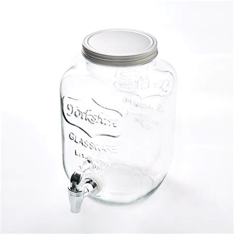 Buy Infinity Cuba Glass Dispenser With Lid - 4L from Home Centre at ...