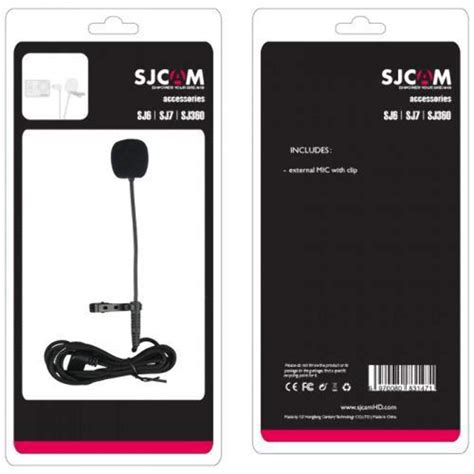 SJCAM External Microphone Compatible SJ6 Legend SJ7 Star and SJ360 ...