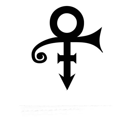 Download Prince Symbol Minimalist Black-and-white Wallpaper | Wallpapers.com