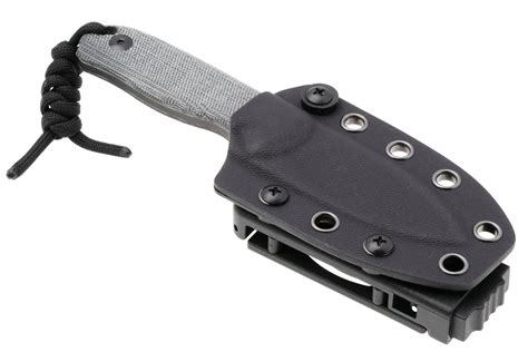 Kizer Drop Bear 1092A1 Blackwashed AEB-L, Black Micarta, fixed knife ...