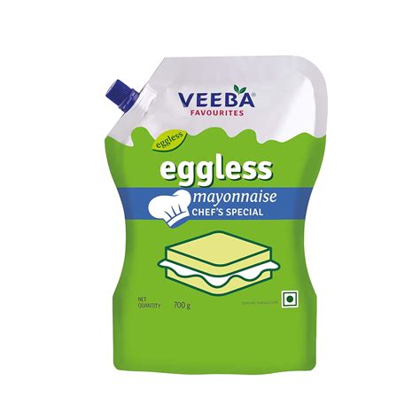 Veeba Eggless Mayonnaise (700 Grams) I Veg Mayonnaise I 100% Vegetarian ...