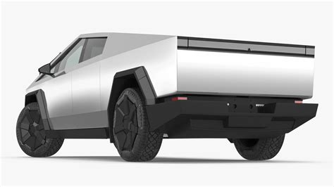 Tesla Cybertruck 2024 Silver Rigged for Maya 3D model | 3D Molier ...