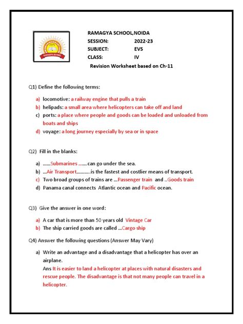 Image result for Class 4 EVS Worksheet