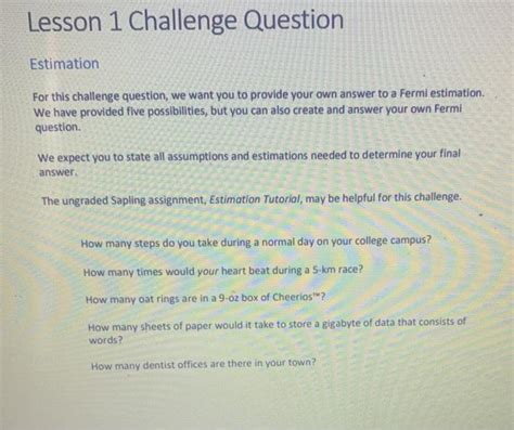 Image result for Fermi Estimation Question