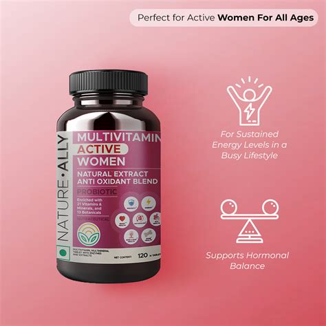 Multivitamin Tablets For Women With Antioxidant Property, Supplement ...
