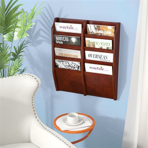 Wall Mounted Magazine Rack | Foter