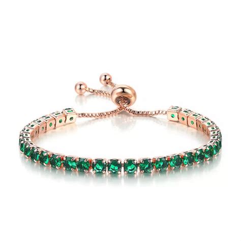 BIRTHSTONE TENNIS BRACELET IN 925 SILVER