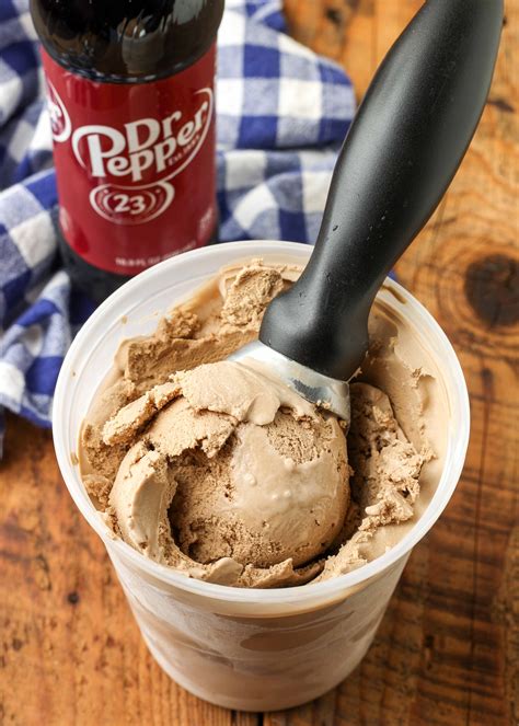 Dr Pepper Ice Cream - Barefeet in the Kitchen