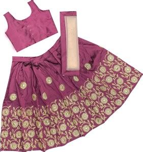 Shoryam Fashion Girls Lehenga Choli Ethnic Wear Embroidered Lehenga ...