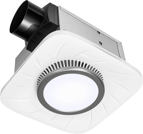 Amazon.com: Bathroom Exhaust Fan with Light, Upgraded Bathroom Fan with ...