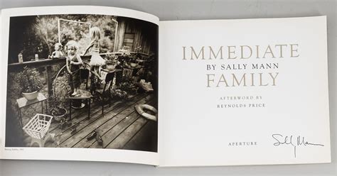 SALLY MANN, "Immediate Family", signed. - Bukowskis