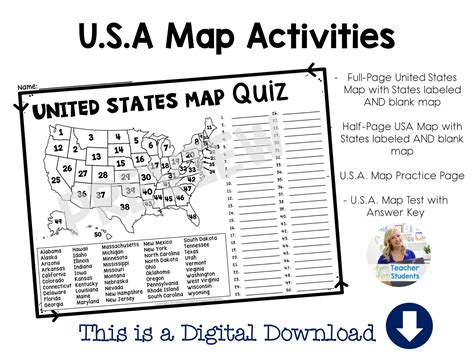 Us Map Quizzes 的图像结果