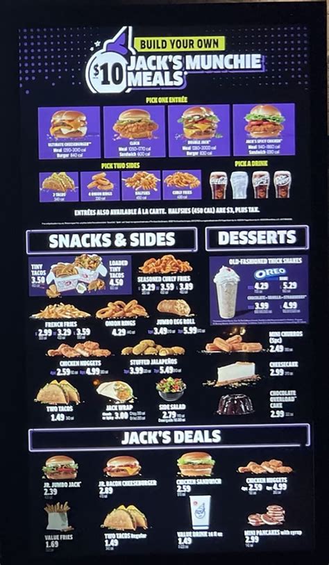 Image result for Jack Box Menu Items
