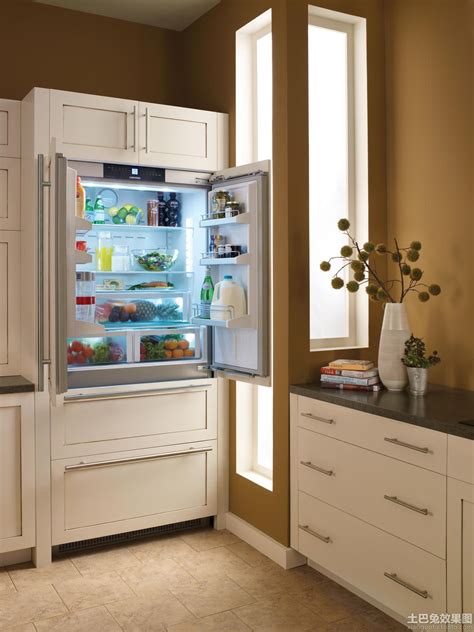 旧冰箱创意改造柜子,旧冰箱抽屉妙用,用旧冰箱做碗柜效果图_大山谷图库