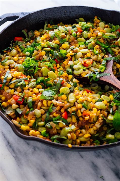 Vegetarian Succotash Recipe - Cookie and Kate