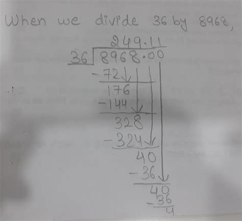 36 divide by 8968 what is answer and explain me full meaning. or anyone ...