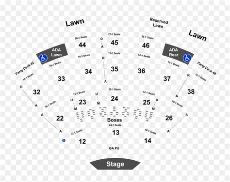 Blossom Music Center Virtual Seating Chart