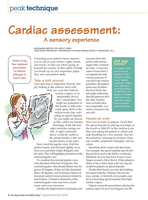 Cardiac assessment: | Schemes and Mind Maps Nursing | Docsity
