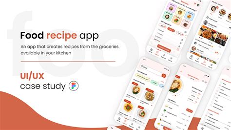 Food recipe app :: Behance