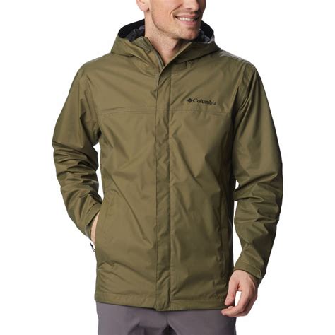 Buy Columbia Men Green Omni-Tech Watertight II Rain Jacket Online