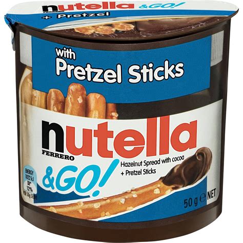 Nutella & Go With Pretzel Sticks 50g | BIG W