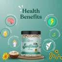 AMAYU Raw Chia, Pumpkin, Sunflower, Flax Seeds for Hair, Eating, Weight ...