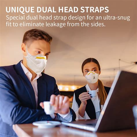 N95 Mask USA NIOSH Approved, 40-Pack Breathable Disposable Face Masks ...