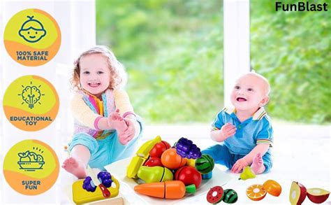 Buy FunBlast Fruits Cutting Play Set Toys - Realistic Sliceable Cutting ...