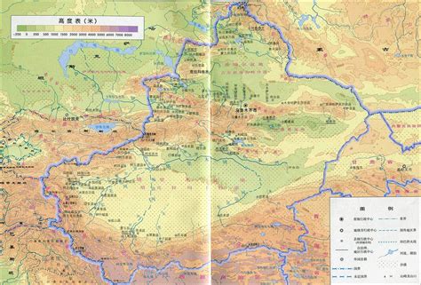 中国新疆省地图_新疆旅游地图高清版大图_新疆交通地图高清版_新疆地图高清版