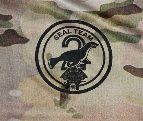 US Navy SEAL Team Two ST2 Multicam Born Primitive PT Athletic Shirt ...
