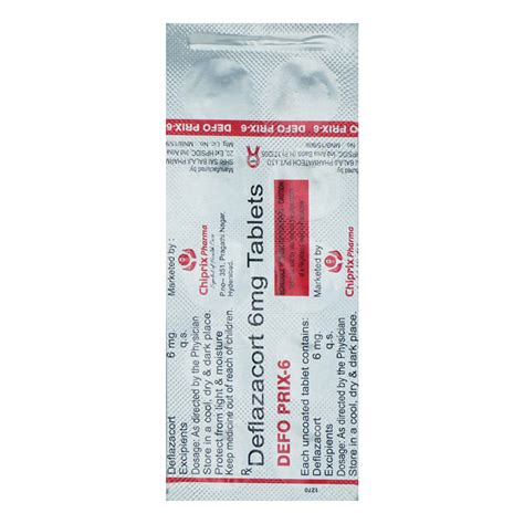 Defo Prix-6 Tablet | Uses, Side Effects, Price | Apollo Pharmacy