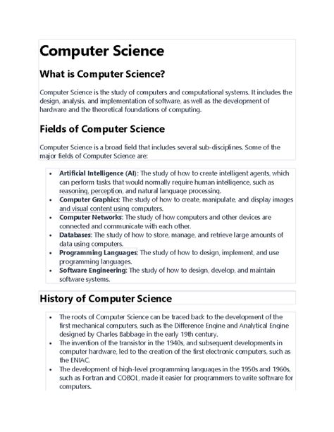 Image result for Computer Science Notes