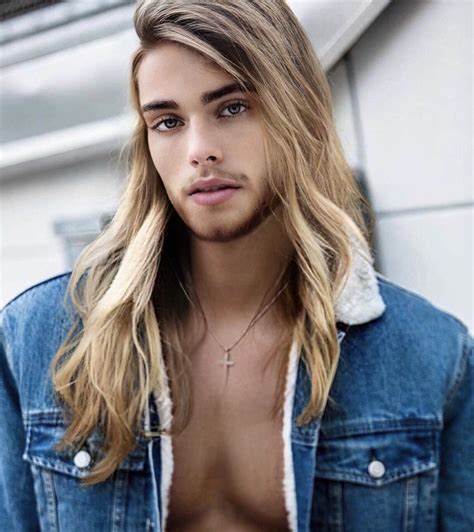 Men Haircut Styles, Long Hair Styles Men, Haircuts For Men, Cute Blonde ...