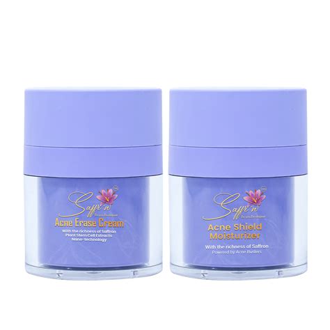 Saffr'n Acne Defense Pack: Saffr'n Acne Erase Cream+ Saffr'n Acne ...