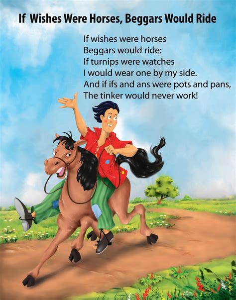 If Wishes Were Horses If wishes were horses Nursery Rhyme lyrics ...
