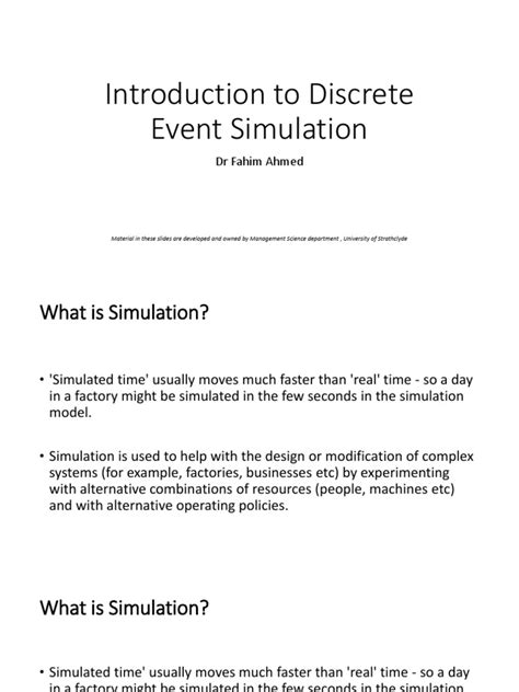 Discrete Event Simulation PPT 的图像结果
