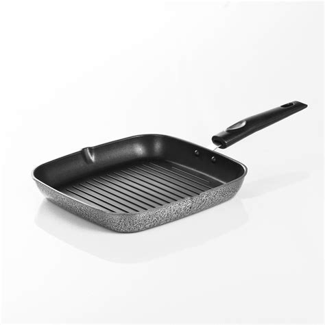 USHA SHRIRAM (25cm Emerald Non Stick Grill Pan (25 cm) | Saute Pan Gas ...